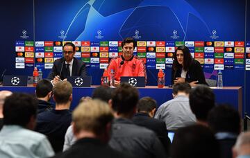 Rueda de prensa de Santiago Solari.