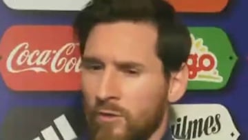 Messi, tajante: "Hoy por hoy Argentina no es candidata"