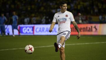 James Rodr&iacute;guez, volante de la Selecci&oacute;n Colombia. 