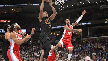 De'Andre Hunter, a punto de hacer un mate durante el cómodo triunfo de los Cavaliers en Memphis.