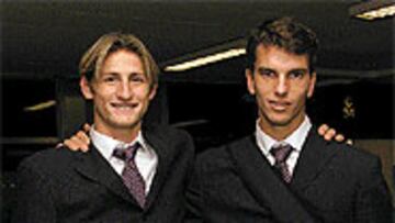 <b>AMIGOS</B>. Rubén y Pavón ya coincidieron en el Real Madrid B.