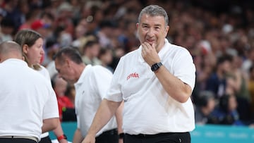 Miguel Méndez, entrenador de la selección española de baloncesto femenina.