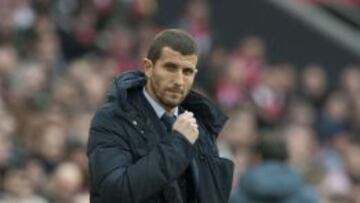 Javi Gracia, técnico del Málaga.