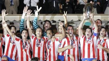 Se cumplen 10 a?os de la primera Supercopa de Europa del Atl¨¦tico Madrid
