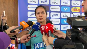 Lady Andrade, jugadora de la Selección Colombia Femenina.