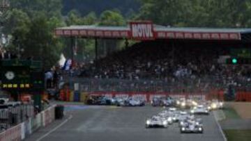 Salida de la edici&oacute;n 2014 de las 24 Horas de Le Mans. 