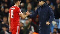 Bayern Munich suffered a 3-0 defeat to Manchester City in the first leg of the Champions League quarterfinal, but he's proud of the way his team played.