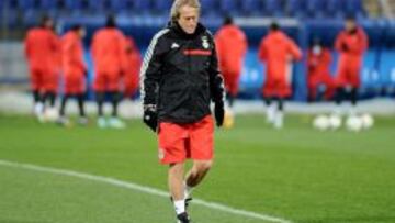 Jorge Jesus, hasta ahora entrenador del Benfica.