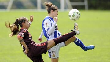 El Albacete, el pasado domingo ante la Real Sociedad.