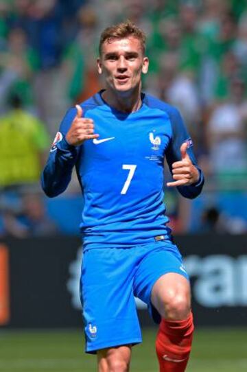 Antoine Griezmann provided the two goals that turned around a shock in the making for the hosts against Republic of Ireland at Stade des Lumieres.