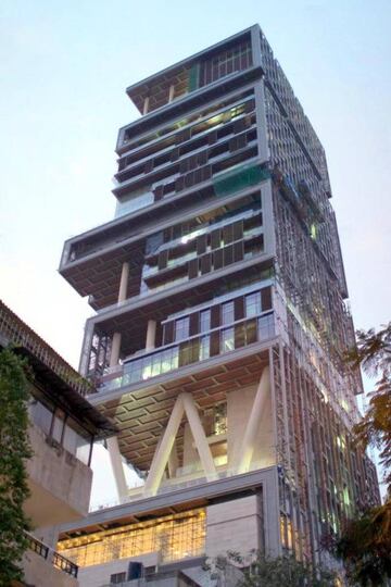 La casa de Mukesh Ambani