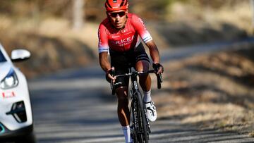 Nairo Quintana se exhibe con etapa y clasificaci¨®n general