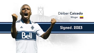 Déiber Caicedo deja el Cali y ficha por Vancouver Whitecaps
