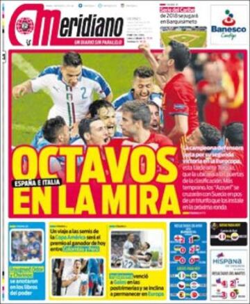 Portadas de la prensa mundial