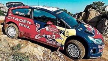 <b>TRABAJO PERFECTO. </b>Sordo marcha segundo tras Sebastien Loeb.