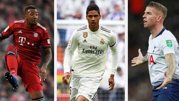 El PSG busca central: sondea a Varane, Boateng y Alderweireld