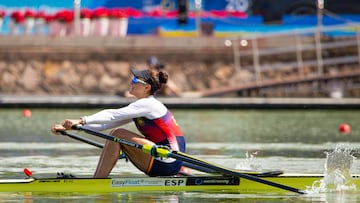 Esther Briz termina sexta en skiff e iguala el mejor resultado español individual en un Mundial