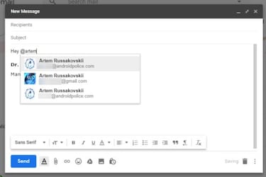 Así puedes hacer menciones en Gmail