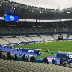 Este es el Stade de France donde Colombia enfrentó a Francia