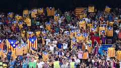 La UEFA permitirá esteladas en el Camp Nou sin sanción