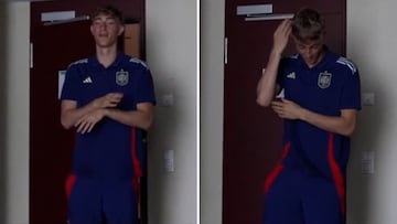 El madridismo se va a sorprender: Huijsen llegando a la habitación de Samu con Lamine