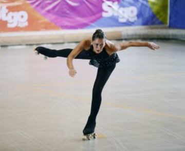 Marisol Villarroel es una de las mejores exponentes en el patinaje artístico.