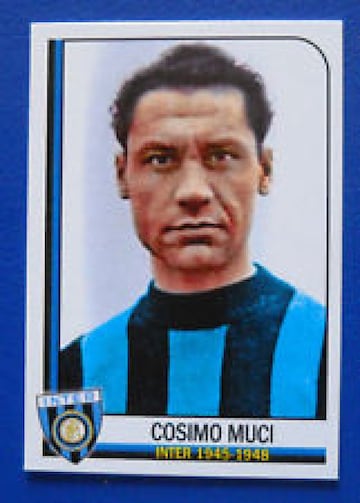 Goleador de la temporada 46/47 del Inter en la Serie A con 16 goles en 31 partidos