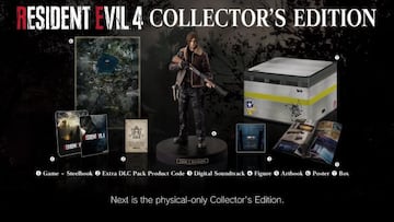 Edición Coleccionista de Resident Evil 4 Remake.