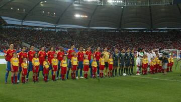 España se enfrentó a Túnez el 19 de junio de 2006 en Stuttgart. Ganó 3-1 y se clasificó así para los octavos de final.