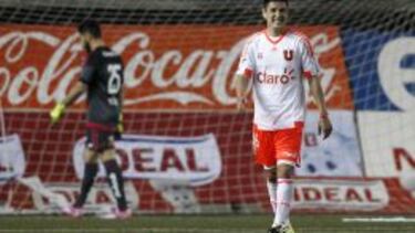 Matías Rodríguez instantes después del autogol frente a Audax.