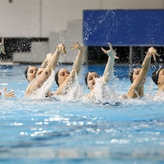 El Preolímpico de natación sincronizada, aplazado en Japón