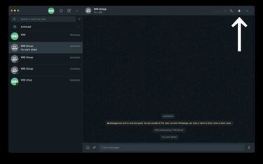 WhatsApp trabaja en un atajo para silenciar grupos