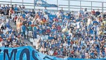 <b>AMBIENTAZO. </b>El Nuevo Colombino se llenará de nuevo para recibir la visita del Sevilla.