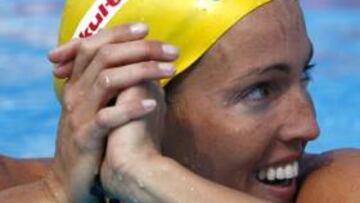 Therese Alshammar bate el récord del mundo en los 50 metros mariposa