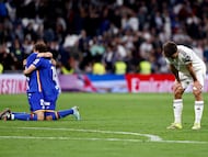 02/03/26 PARTIDO PRIMERA DIVISION JORNADA 26
REAL MADRID - GETAFE
TRISTEZA FIN DE PARTIDO GONZALO GARCIA