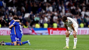 02/03/26 PARTIDO PRIMERA DIVISION JORNADA 26
REAL MADRID - GETAFE
TRISTEZA FIN DE PARTIDO GONZALO GARCIA