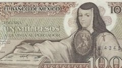 El billete Antiguo de Sor Juana de 1000 pesos ahora venden hasta en 240,000