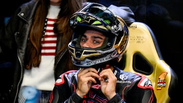 Jorge Martin durante su estreno con Aprilia en MotoGP.