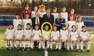 Roberto Giménez, en su etapa en el Infantil madridista, en la temporada 2002-03.