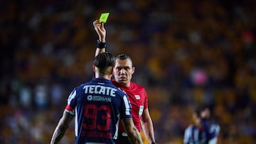 during the 15th round match between Tigres UANL and Monterrey as part of the Liga BBVA MX, Torneo Clausura 2025 at Universitario Stadium, on April 12, 2025 in Monterrey, Nuevo Leon, Mexico.