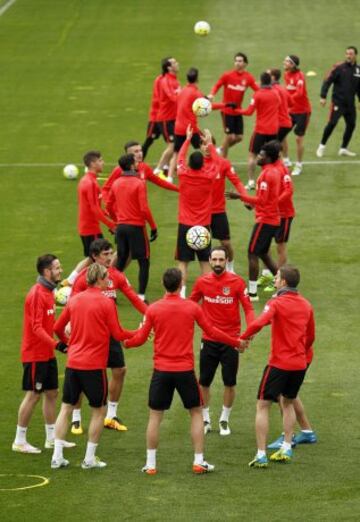 Gran ambiente entre los jugadores. 