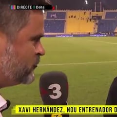 Xavi pide que el Al Sadd le libere: "Espero que sea pronto"