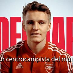 Se puede hacer madridismo con las respuestas y todo lo contrario, como Odegaard aquí