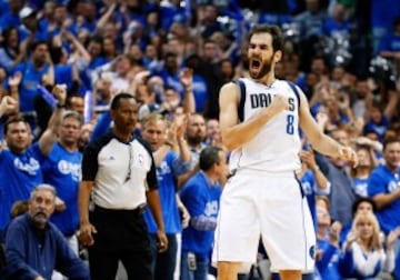 José Manuel Calderón, eufórico.