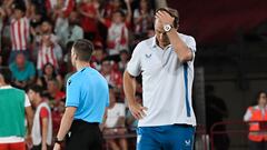 Julen Lopetegui durante el encuentro ante el Almería.