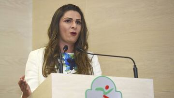 Ana Gabriela Guevara, titular de la Conade.