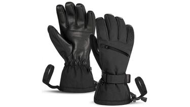 Disfruta esquiando con estos guantes de nieve compatibles con pantallas táctiles