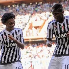 Cuadrado bromea y pide a Pogba que se quede en Turín