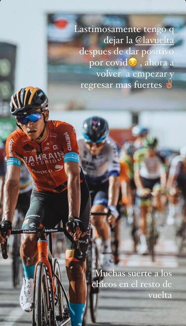 Santiago Buitrago abandona La Vuelta por covid-19