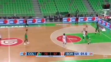 El canastón imposible desde más allá del parking: es asombroso lo perfecta que entra la pelota